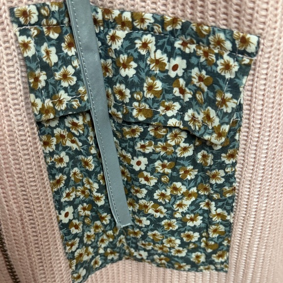 POL Blush Hooded Jacket with Floral Accents - Picture 3 of 8